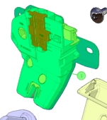 Changan Uni-V Bagage Lock Assembly